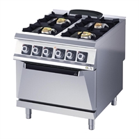 Olis Heavy Duty 4 Burner Electric Static Oven Range D94