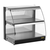 Apuro Self-Serve Heated Display Unit with Hinged Doors