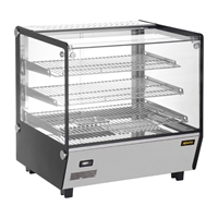 Apuro Square Countertop Heated Display Merchandiser 120Ltr