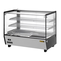 Vitrine chauffante de comptoir carrée Buffalo 160L