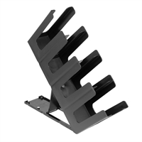 Nisbets Essentials Cup Holder 4-Slots Polypropylene Black