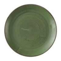 Churchill Stonecast Sorrel Green Coupe Plates 260mm (12 Pack)