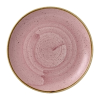 Churchill Stonecast Petal Pink Coupe Plates 228mm (12 Pack)