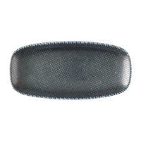Churchill Studio Prints Astro Metallic Blue Chefs Oblong Plates 270x 127mm (12 Pack)