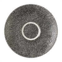 Churchill Studio Prints Raku Quartz Black Cappuccino Saucers 158mm (12 Pack)
