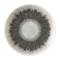 Churchill Studio Prints Fusion Black Coupe Plates 165mm (12 Pack)