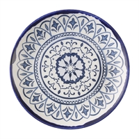 Dudson Harvest Moresque Coupe Plates Blue 165mm (12 Pack)