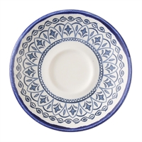 Dudson Harvest Moresque Espresso Saucers Blue 115mm (12 Pack)