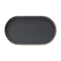Utopia Forma Platters Charcoal 310x175mm (6 Pack)