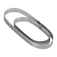 Pavoni Oval Stainless Steel Mould 290x90x35mm