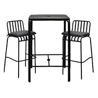 Tenby Outdoor Poseur Set in Onyx (2 Sets Pack)