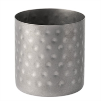 Utopia Vintage Steel Hammered Chip Cups 85mm (12 Pack)