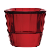 Utopia Ribbed Red Nightlight Holders (12 Pack)