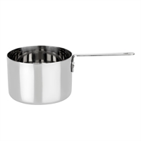 Olympia Tischpräsentation Mini Stieltopf Edelstahl 90x60mm