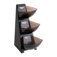 APS Three-Tier Multi Rack Black 190x240x410mm