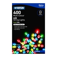Status Varberg 400 Multi Coloured LED Indoor/Outdoor String Lights