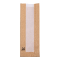 Fiesta Compostable Baguette Bags with Glassine Window 300x100mm (1000 Pack)