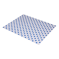 Fiesta Compostable Burger Wraps Blue Dot 250x200mm (200 Pack)