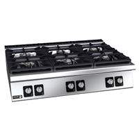 Fagor 900 Series 6 Burner Countertop Gas Hob