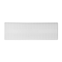 Churchill Era Grey Oblong Plates 330x110mm (6 Pack)