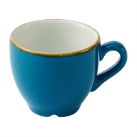 Churchill Stonecast Cafe Espresso Cups Java Blue 105ml (12 Pack)
