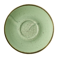 Churchill Stonecast Sage Green Cafe Cappuccino Saucers 158mm (12 Pack)