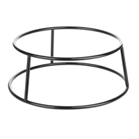 Olympia Non-Slip Multi-Round Riser Black Wire 230x260x100mm