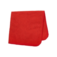 Rubbermaid HYGEN r-40 Recycled Microfibre Cloths 400x400mm Red (24 Pack)