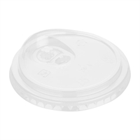 Fiesta Recyclable rPET Strawless Lids for 340/454/568ml Cups (400 Pack)