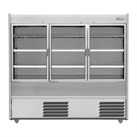 Williams Slimline Gem Multideck Fridge Stainless with Hinged Front Door R180-SCD-HFD