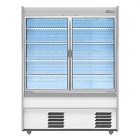 Williams M-Series Gem Multideck Fridge White with Hinged Front Door M150-WCD-HFD