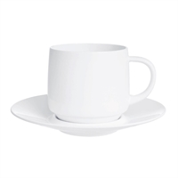 Arcoroc Intensity White Baril Saucers 120mm (24 Pack)