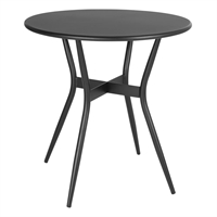 Bolero Santiago Outdoor Table Black 690mm