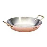 De Buyer Inocuivre Round Dish with Brass Handles 24cm