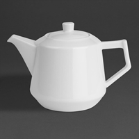 Olympia Whiteware Deco Teapot - 820ml (Box 2)