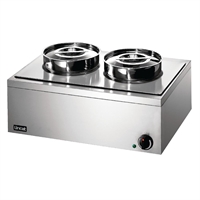 Lincat Lynx 400 Bain Marie with Two Stainless Steel Pot LRB2