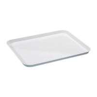Servierschale ABS Kunststoff weiß 46 x 35 x 2,5cm