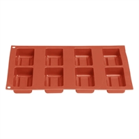 Vogue Silicone Square Cake Mould 8 Cup