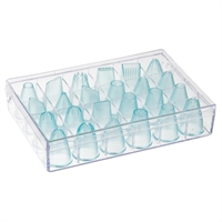 Vogue Polycarbonate Cake Decorating Tips ( 24 Pack)
