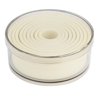 Vogue Plain Round Nylon Pastry Cutters ( 9 Pack)