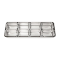 Clover Japanese Yakumi Pan Condiment Holder with 8 Small Inserts