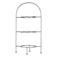 Artis 3-Tier Cake Stand Chrome 275cm (2 Pack)