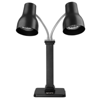 Apuro Double Heat Lamp Carving Station Matt Black 2x250W