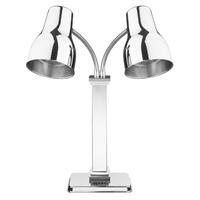 Apuro Double Heat Lamp Carving Station Stainless Steel 2x250W