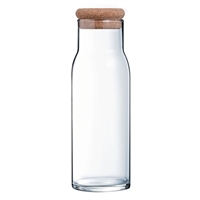 Luminarc Funambule Carafes with Cork Lid 1Ltr (6 Pack)