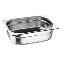 Bacs GN&nbsp;1/2 en inox Nisbets Essentials 100&nbsp;mm (lot de 3)