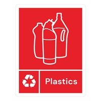 Jantex Slim Bin Label - Plastics