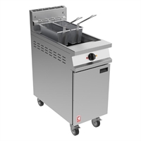 Falcon Dominator Plus Free Standing Natural Gas Fryer on Castors FlG3840