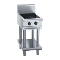 Waldorf 800 Series IN8200F-LS Leg Stand Cooktop 450mm