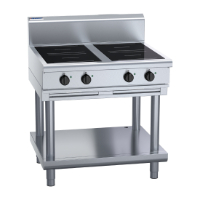 Waldorf 800 Series IN8400R3-LS Leg Stand Cooktop 900mm